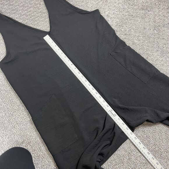 Torrid Jumpsuit Womens 1X Plus Black Sleeveless Wide Leg Cropped Pockets Boho - Picture 5 of 10